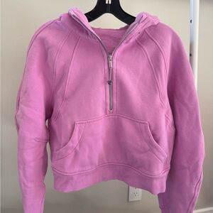 SOLD Lulu lemon half zip scuba hoodie